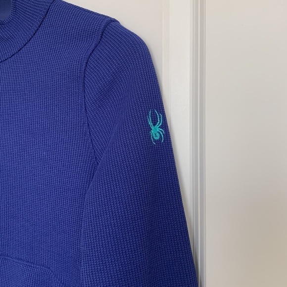 Spyder Boy’s Full Zip Jacket Royal Blue L - Picture 4 of 8
